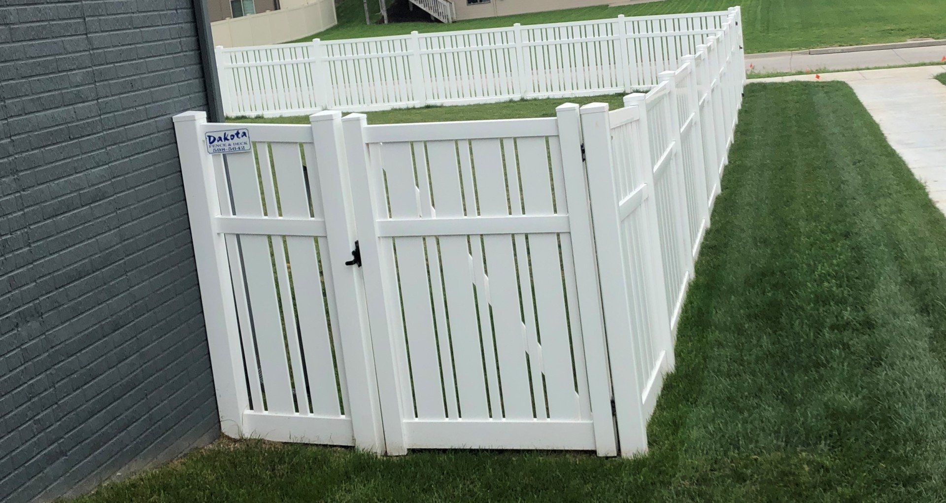Vinyl fence
