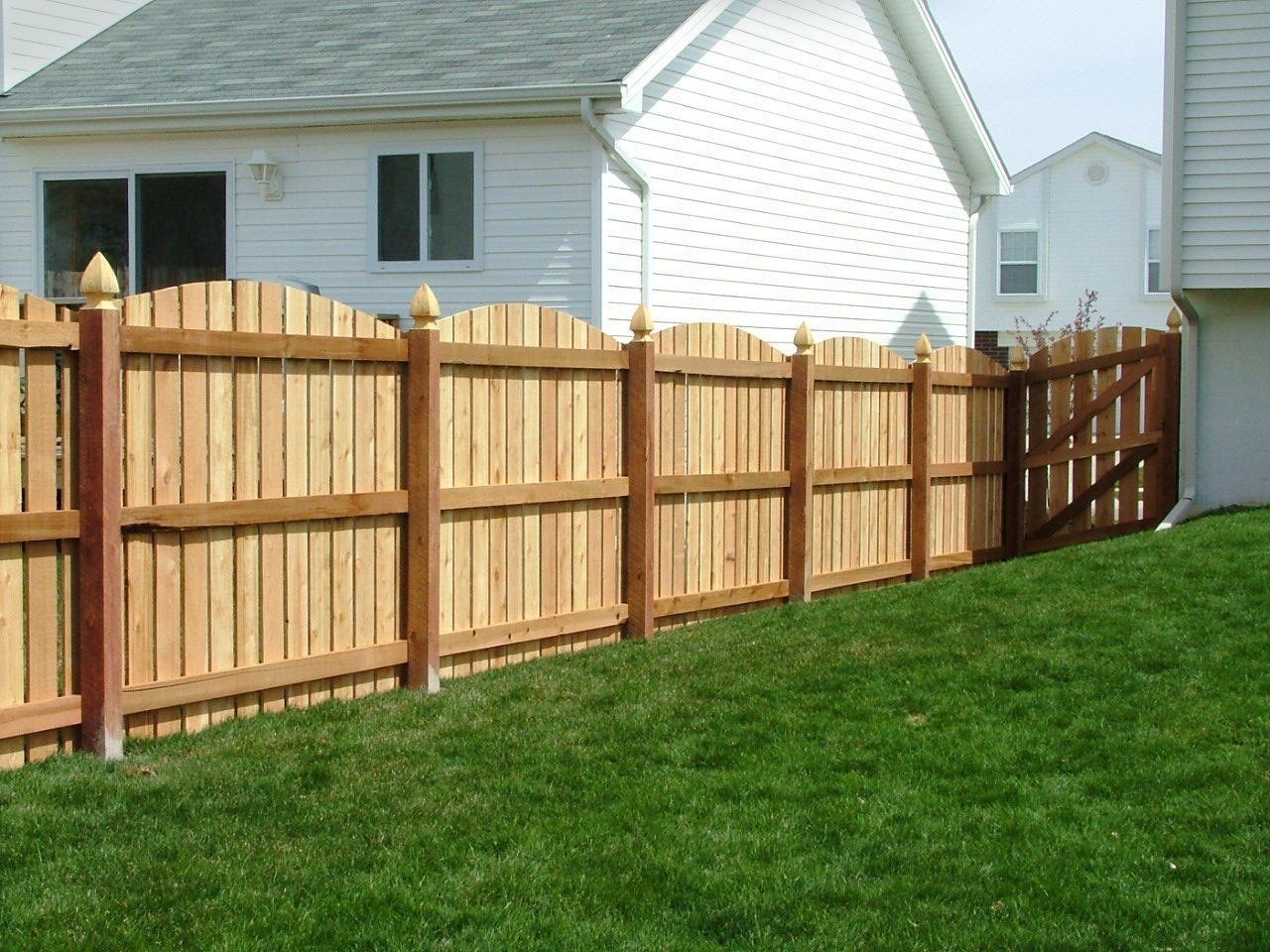 Wood Fence Installation 