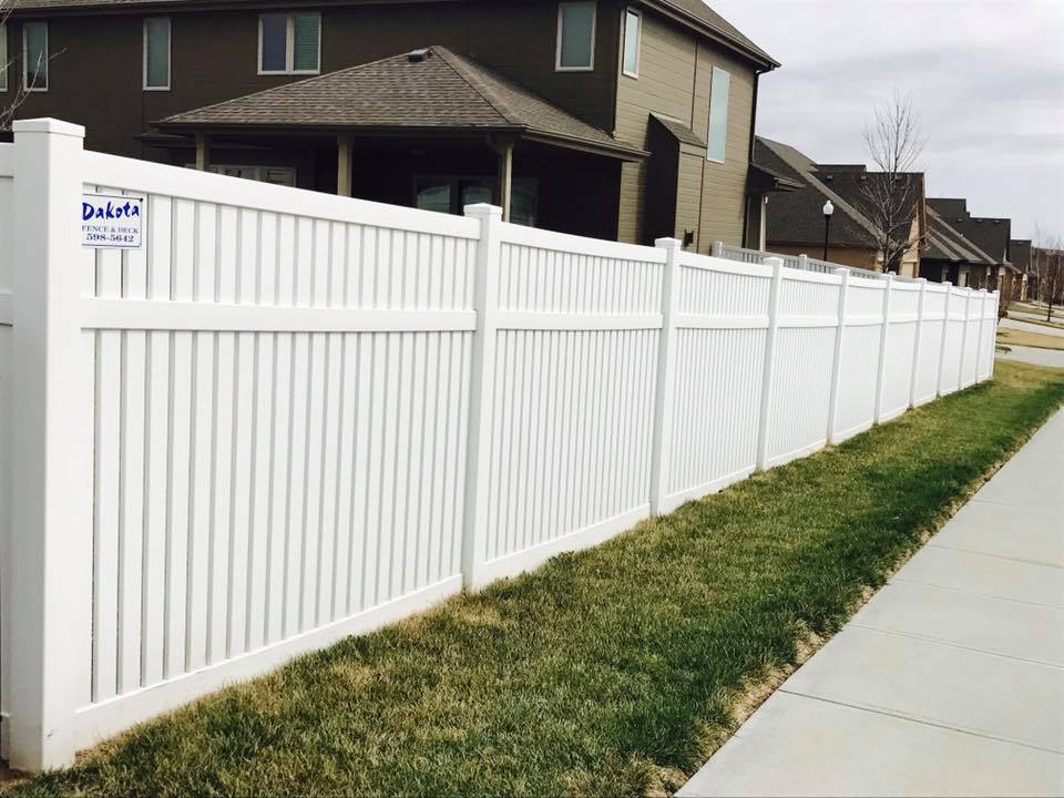 Vinyl fence