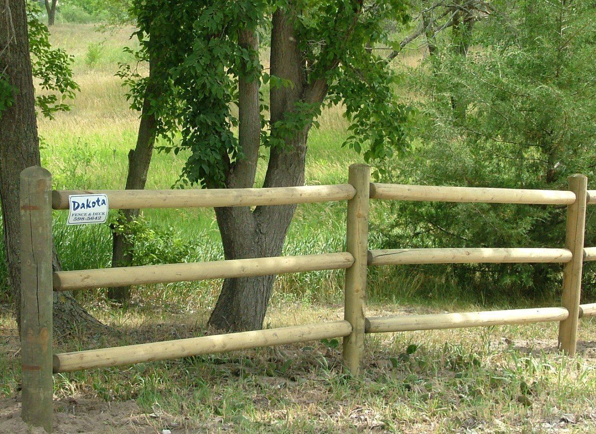 Wood fence