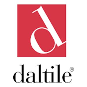 Daltile logo: white lowercase 