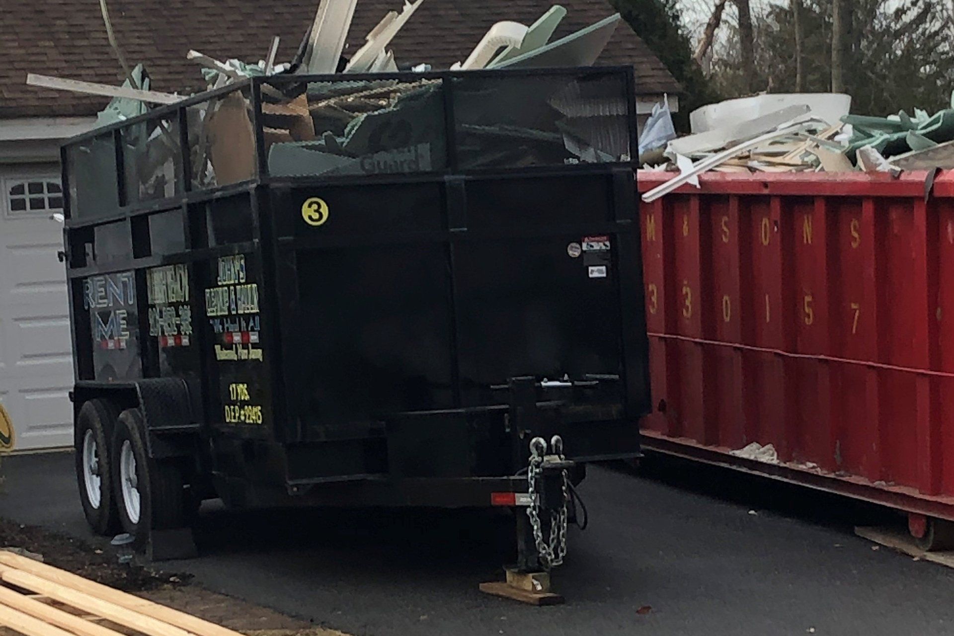 Construction debris removal