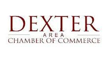 The logo for the dexter area chamber of commerce.