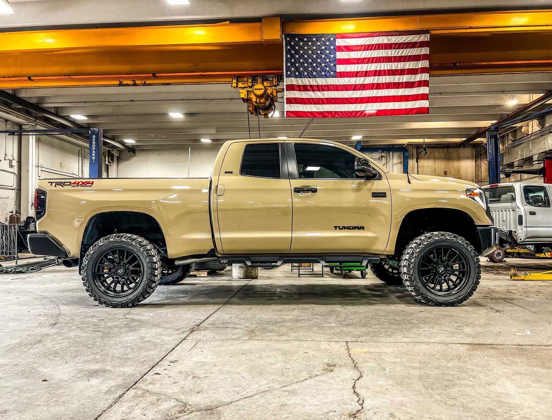 gold Toyota Tundra