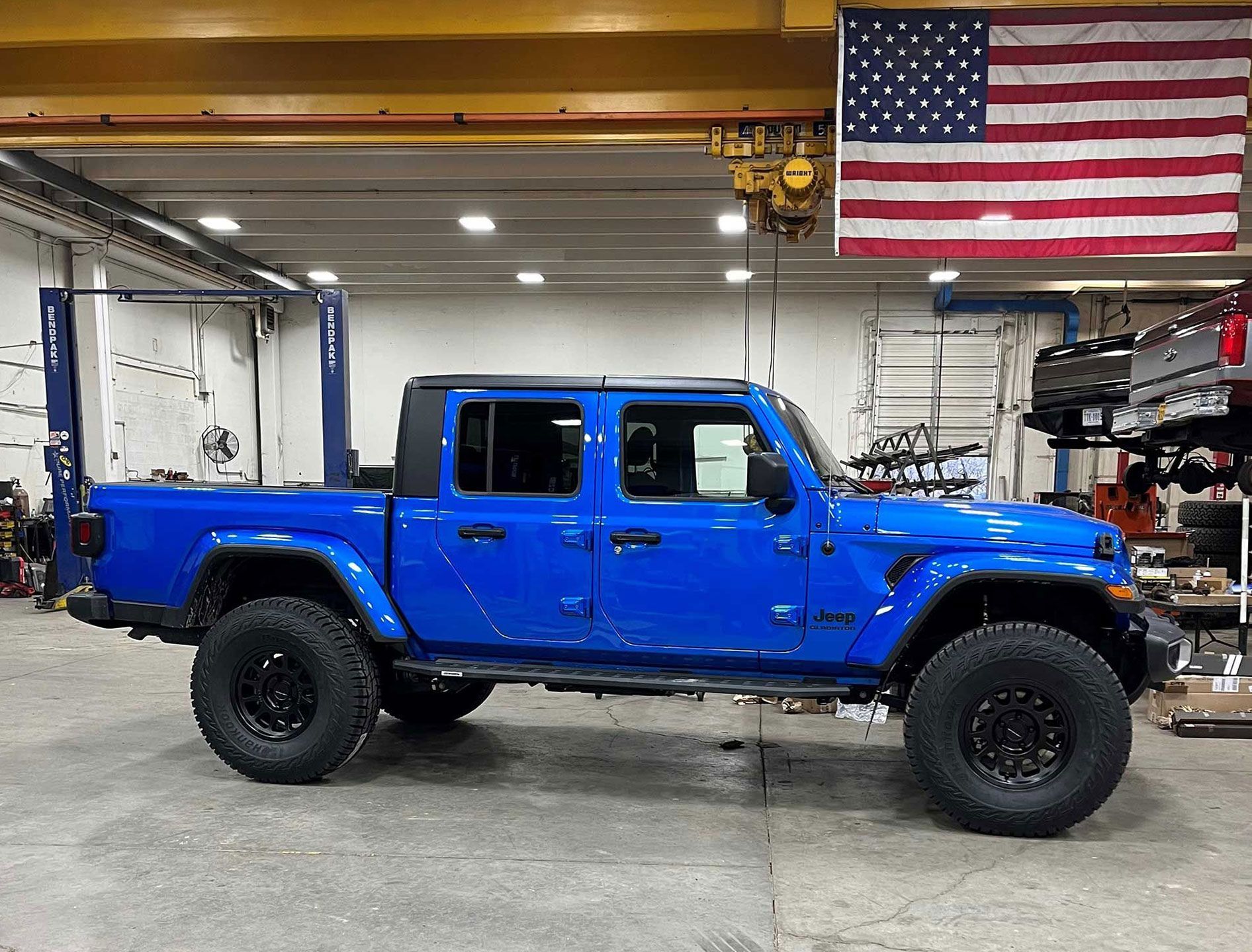blue Jeep Gladiator