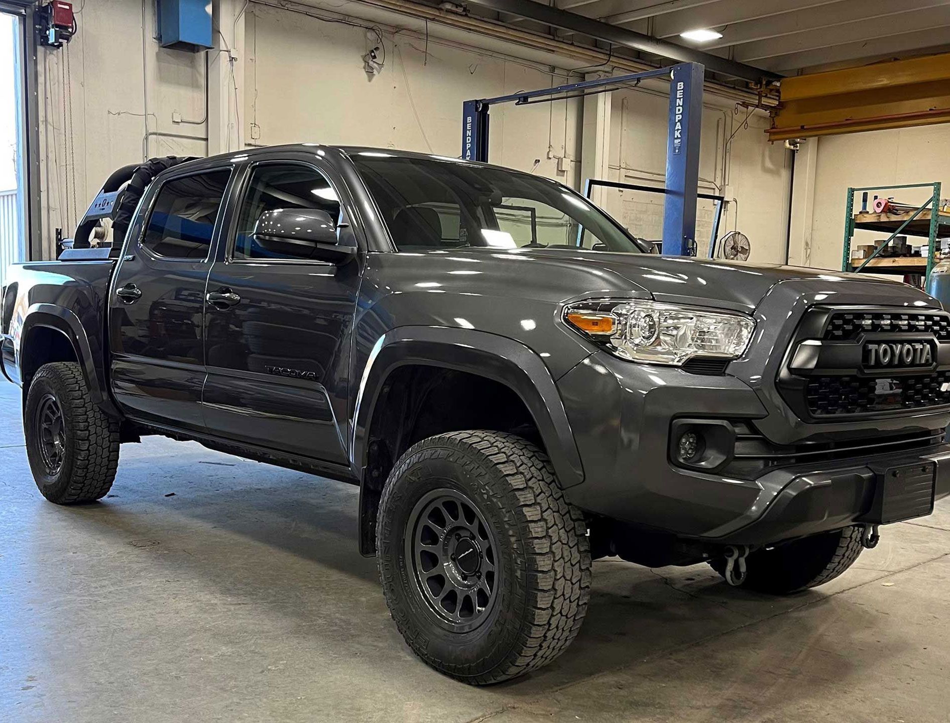 shiny Toyota Tacoma pickup truck