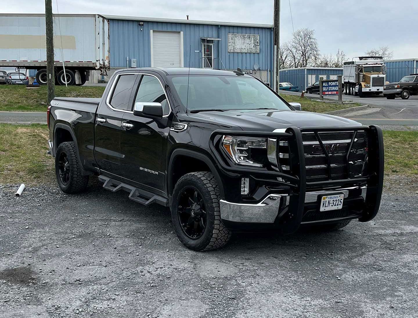 black GMC Sierra