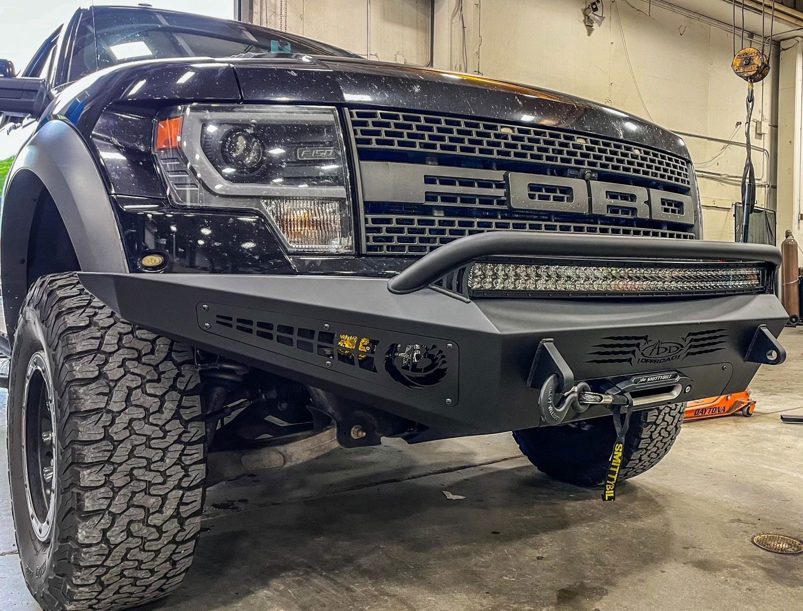 Ford truck with Smittybilt bumper