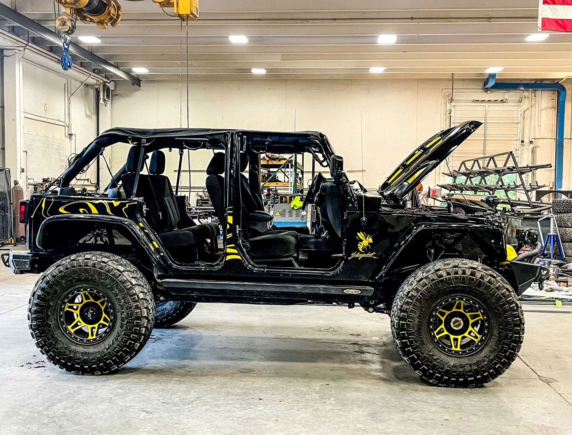 off-road vehicle with no doors