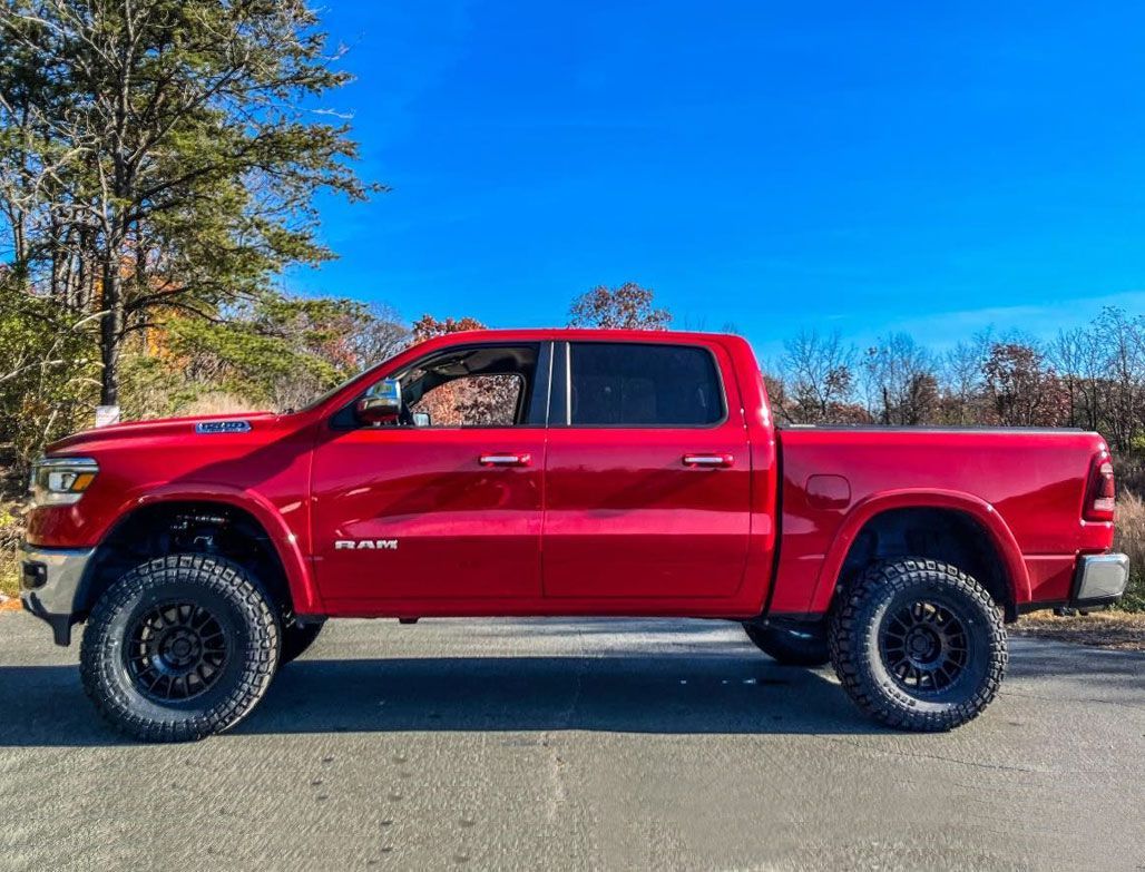 red ram pickup truck
