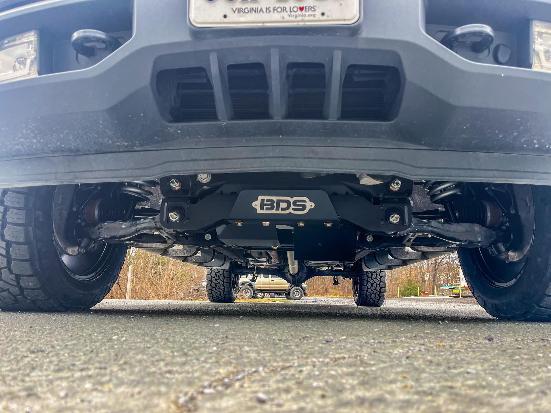 Underside of vehicle