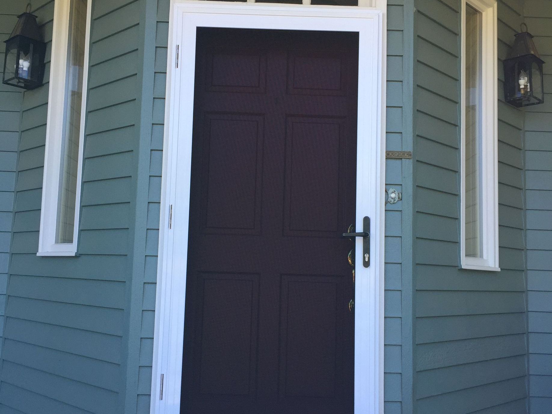 Stylish security screen door