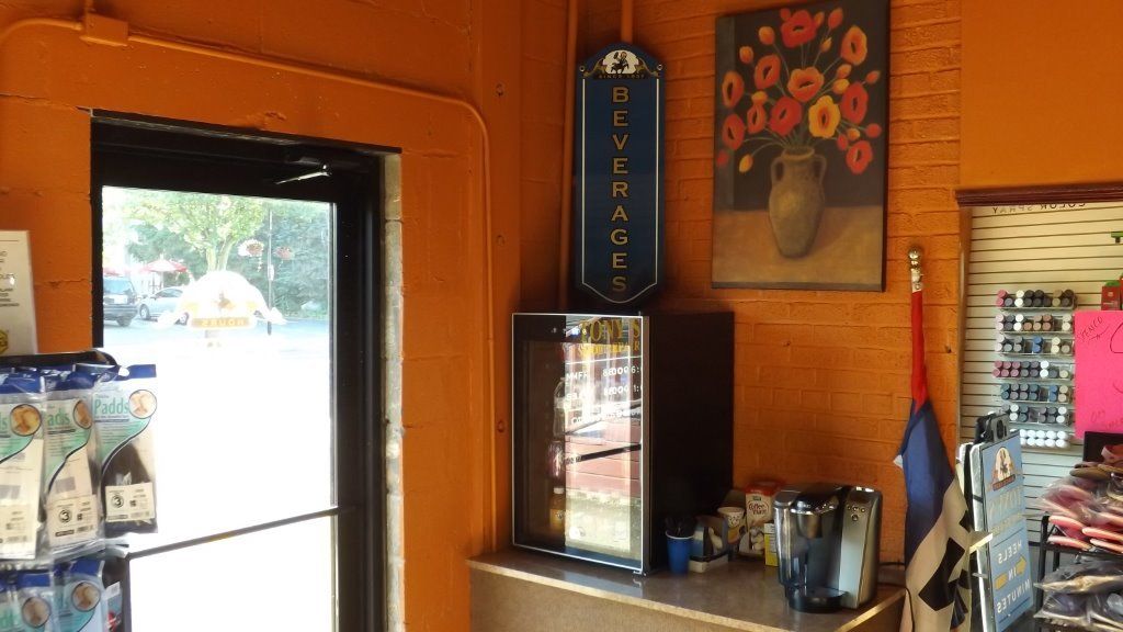 Shoe repair shop beverages