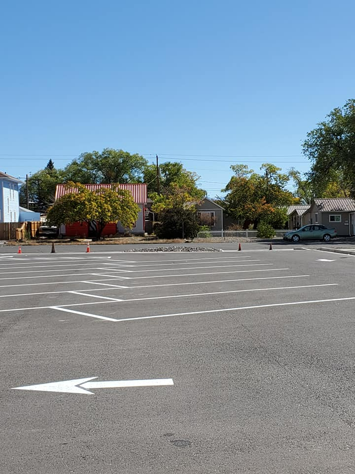 Parking lot painting