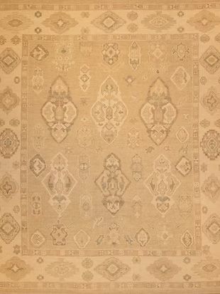 A close up of a rug with a pattern on it.