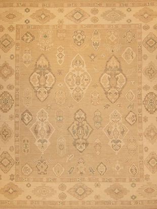 A close up of a rug with a pattern on it.