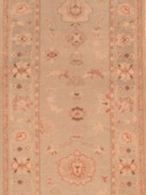 A close up of a rug with a floral pattern on it.