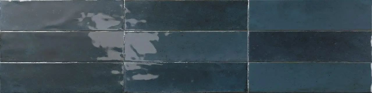 Dark blue abstract textured wall with horizontal seams and worn paint.