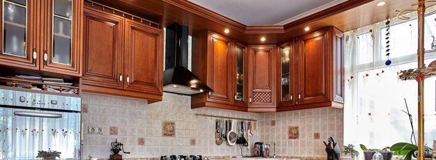 Wooden cabinets