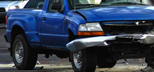Truck collision