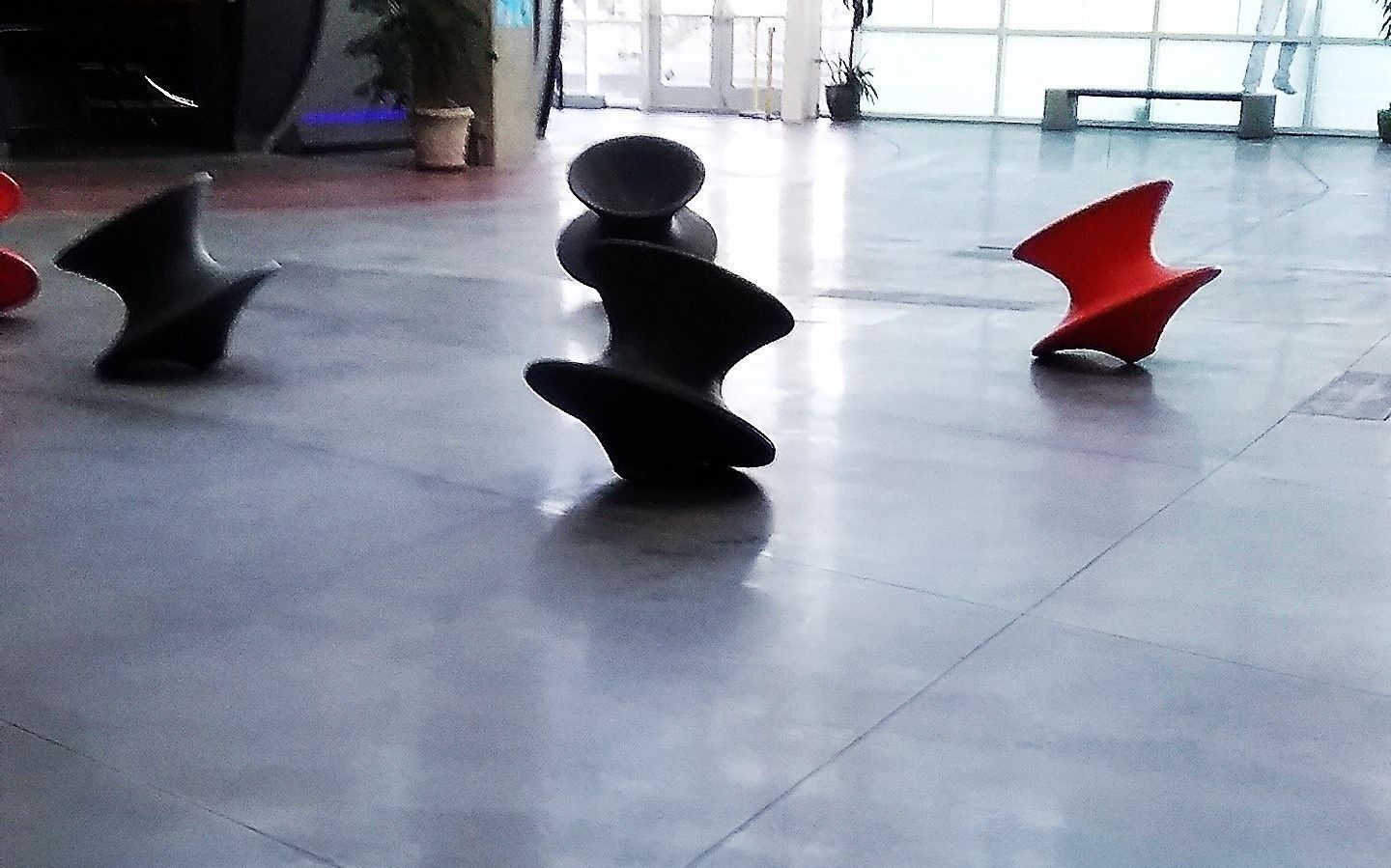 commercial grey polished concrete