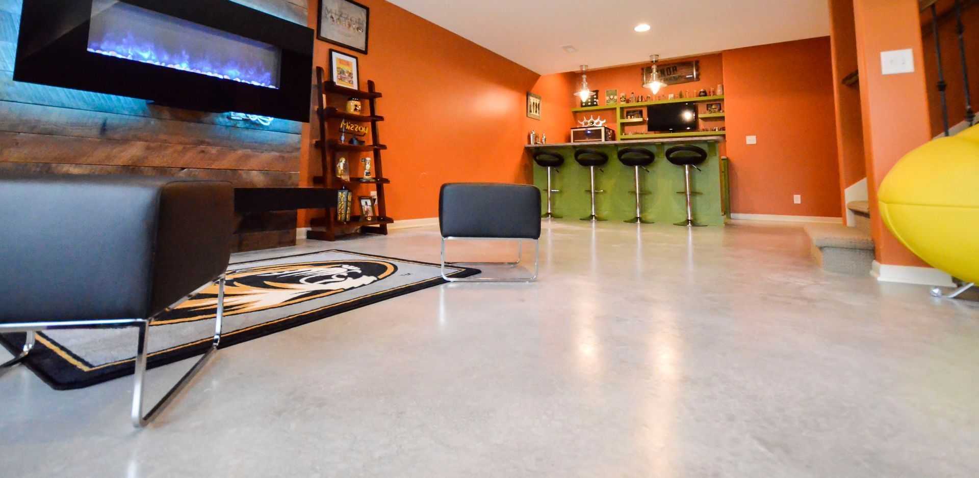 white dye seal basement