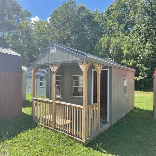 shed with porch