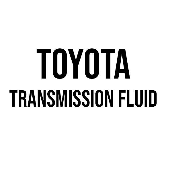 A black and white logo for toyota transmission fluid.
