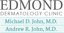 Dr. Michael D. John and Dr. Andrew R. John Edmond Dermatology Clinic | Logo