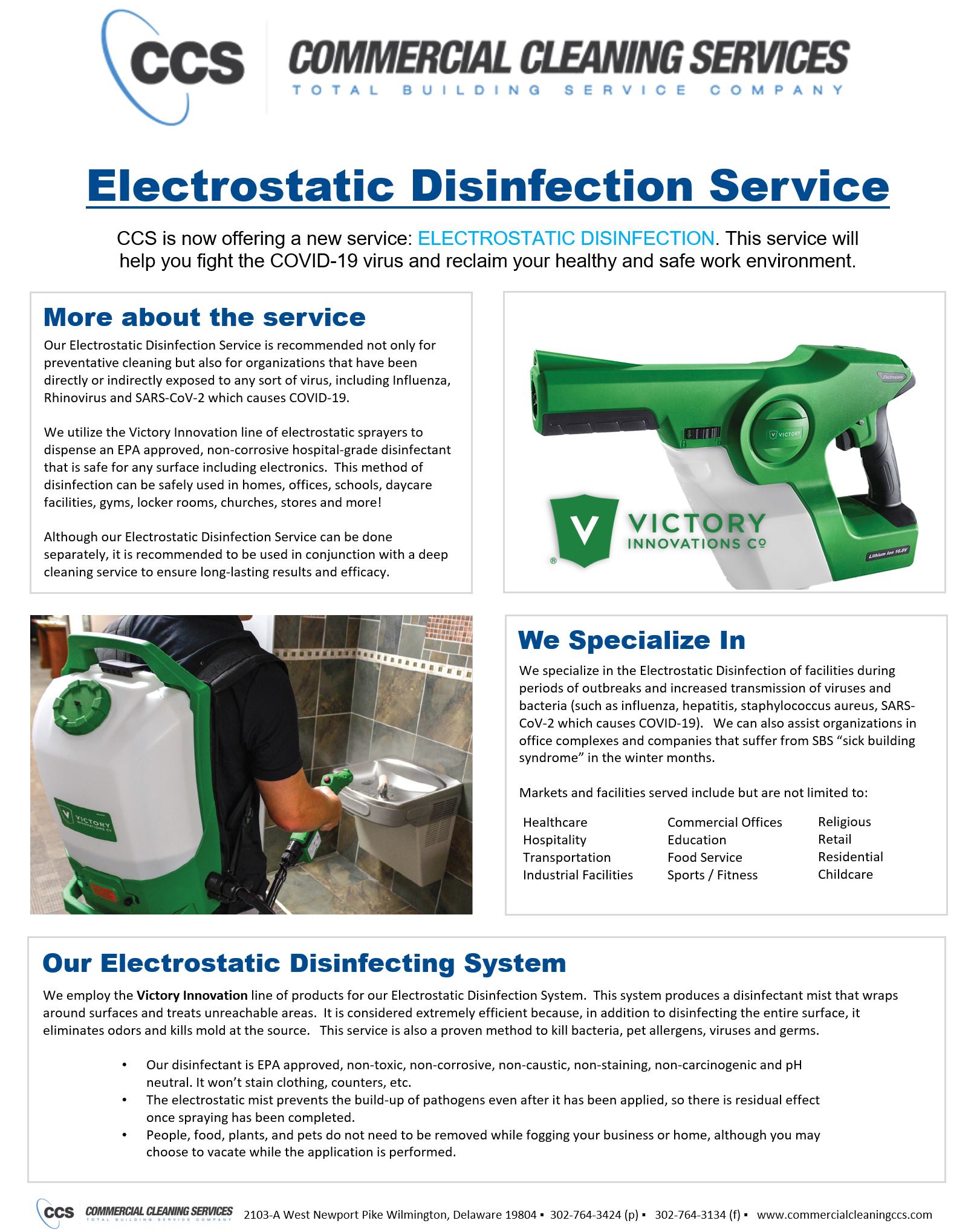 Electrostatic Disinfection Service