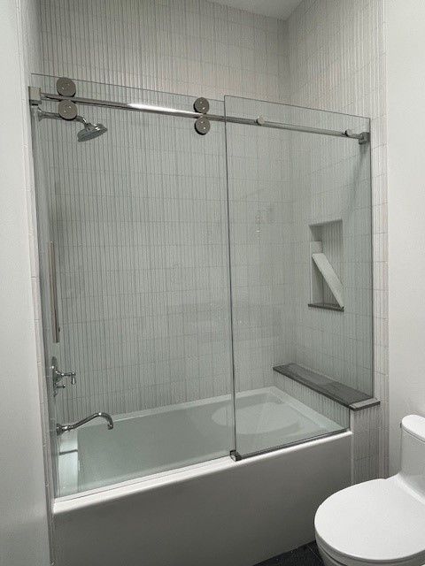 sliding shower door