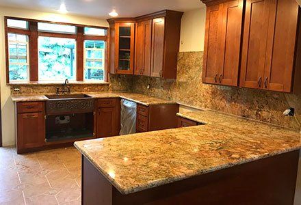 Granite countertop