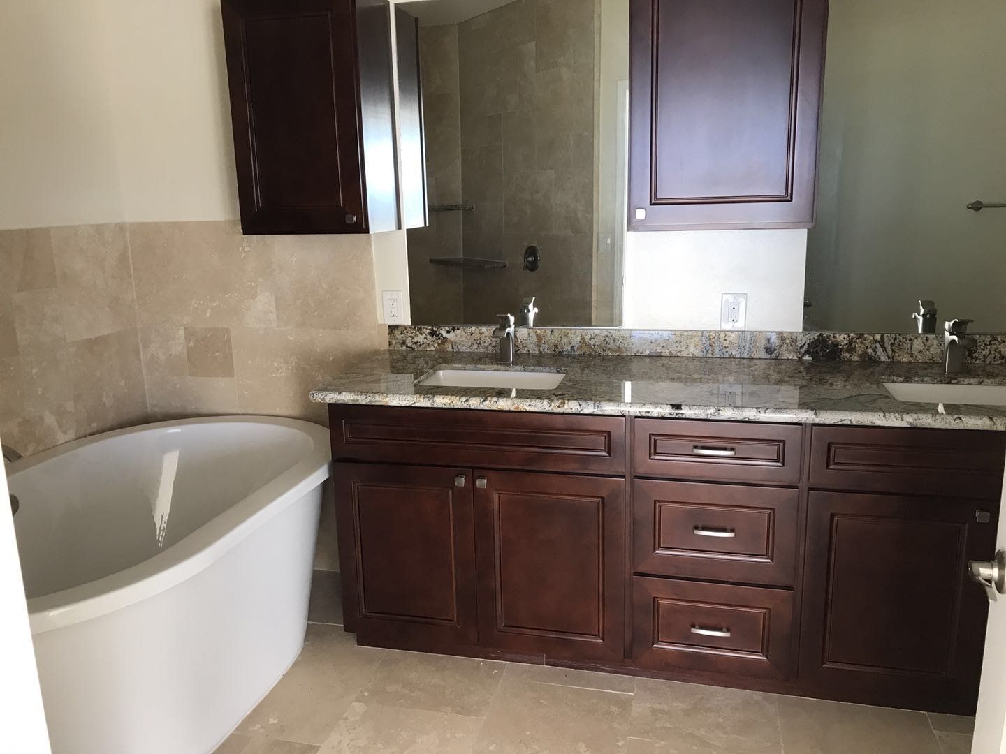Bathroom countertop with sink