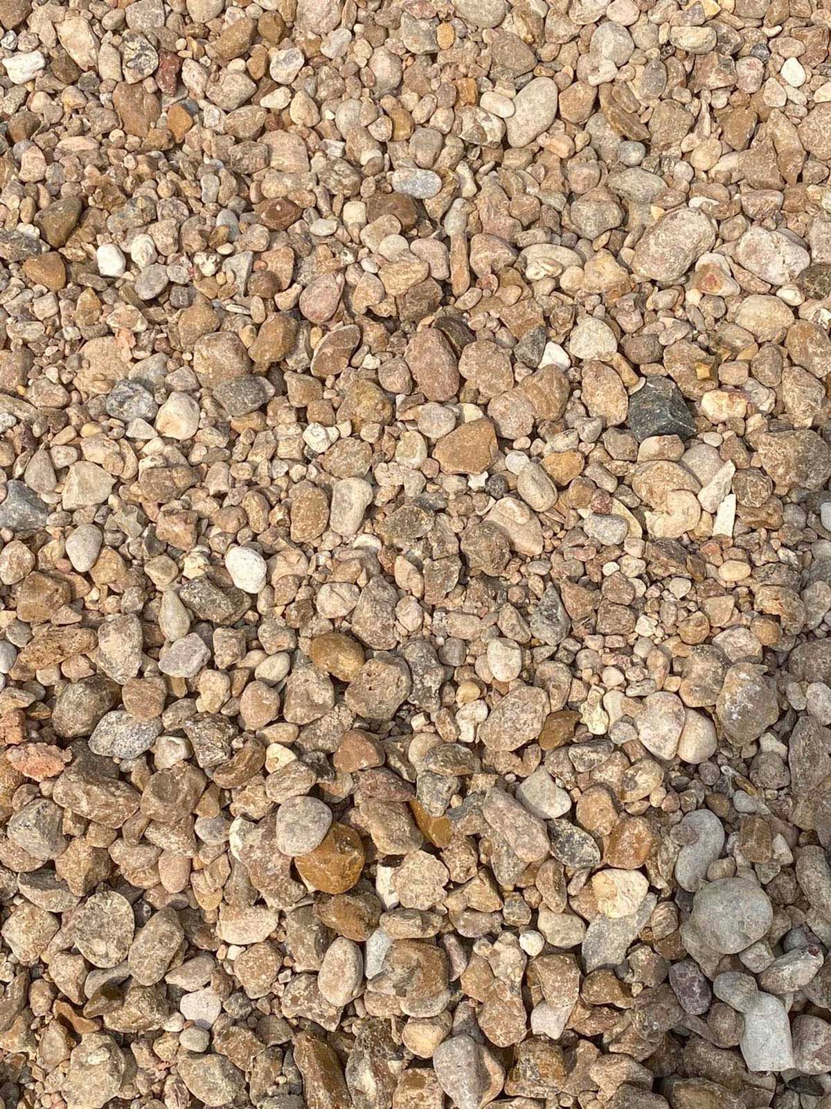 Beautiful rocks on the ground