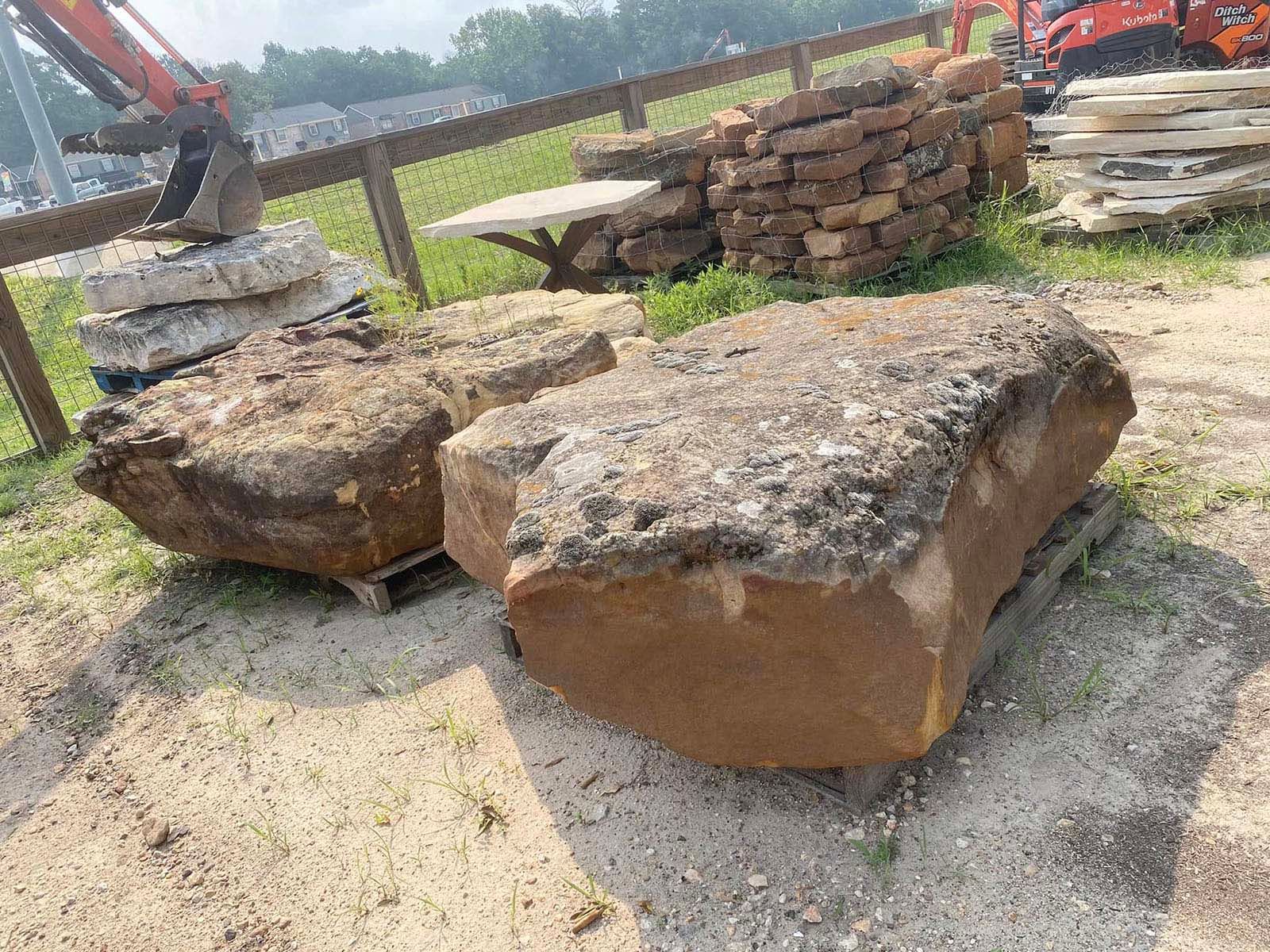 Large boulders for landscaping