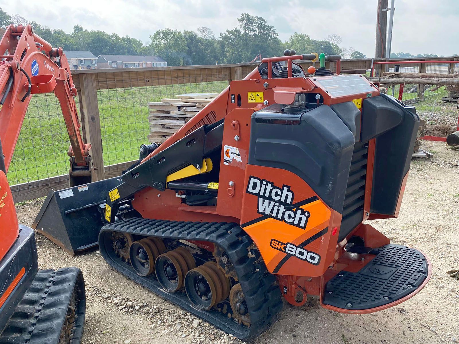 A neat ditch witch tractor