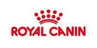 Royal Canin logo in red: a crown above the words