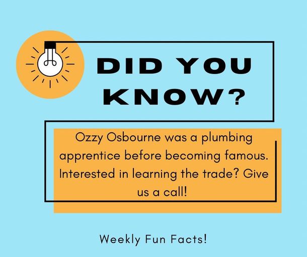 plumbing weekly fun facts