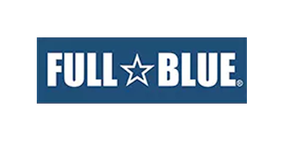 The full blue logo is a blue box with a white star on it.