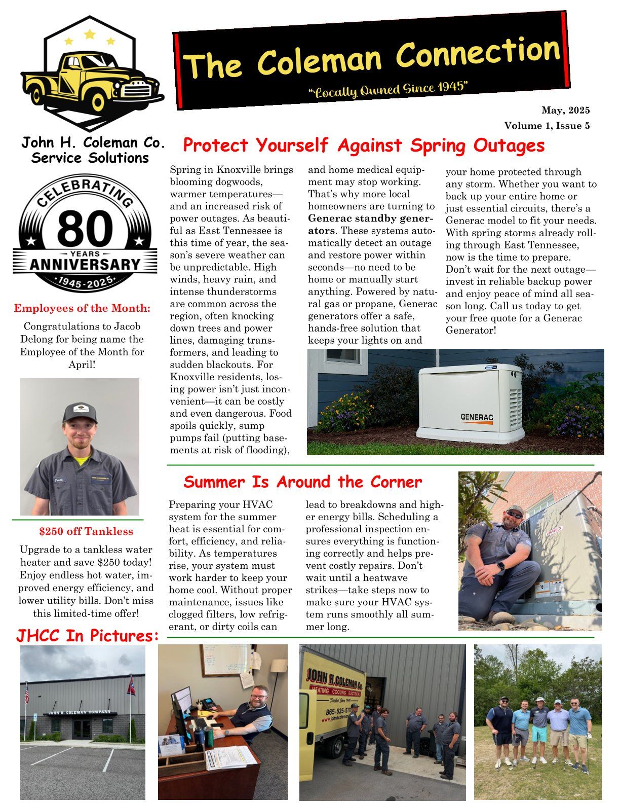 May 2025 Newsletter