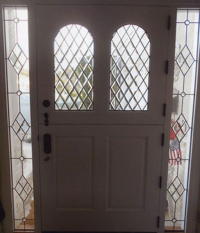 Double Dutch Doors with Beveled Glass or Architectural Glass