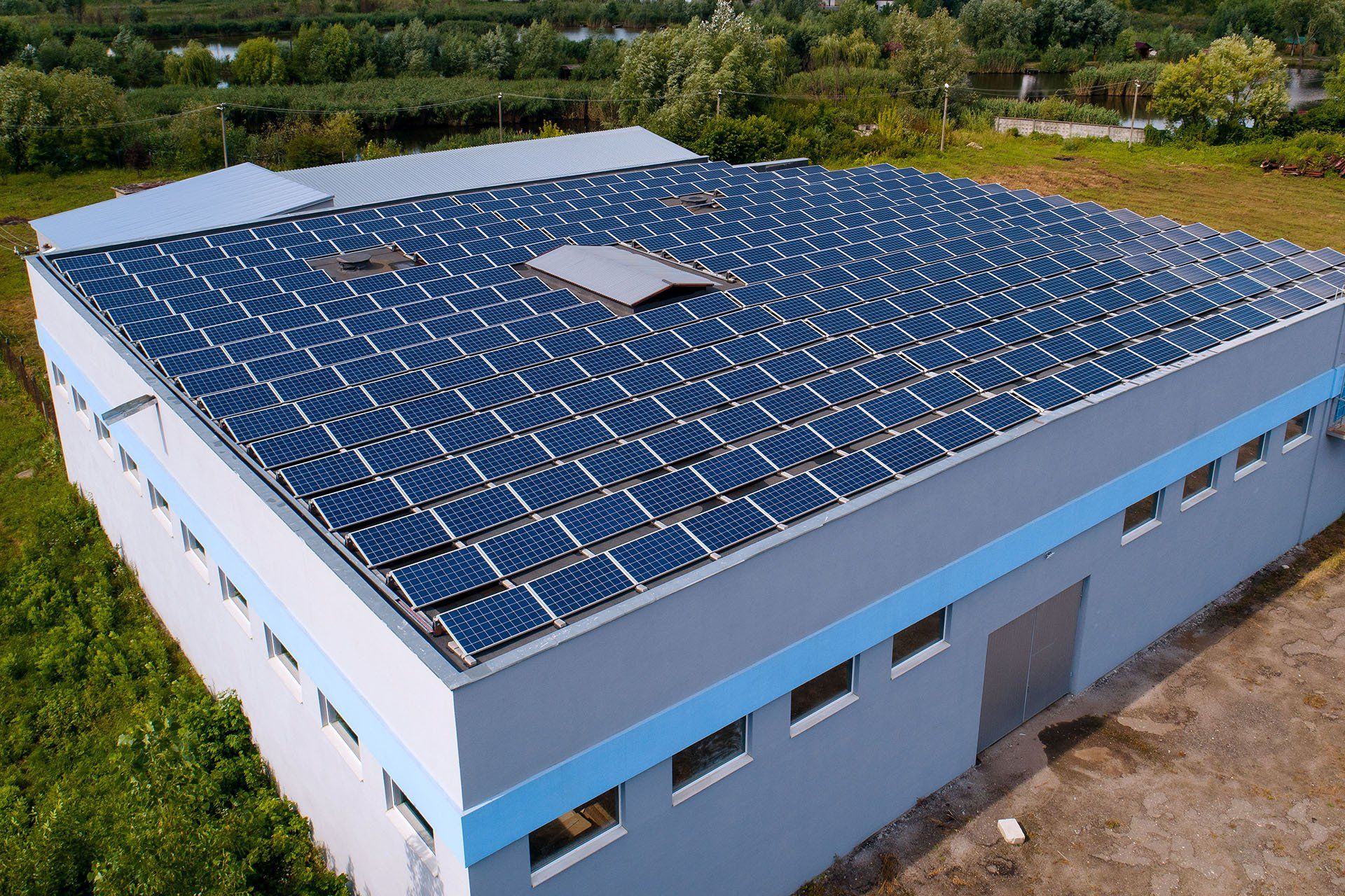 Commercial solar panels