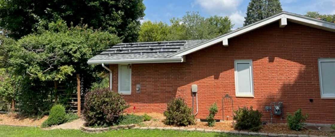 Solar panel residential installation