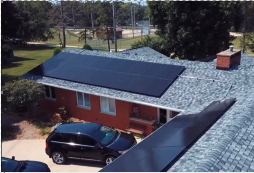 Solar Panels on roof