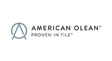 American Olean logo: light blue 
