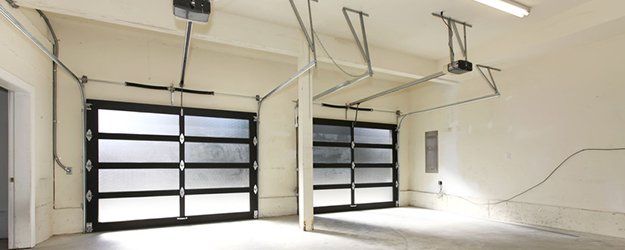 Glass garage doors