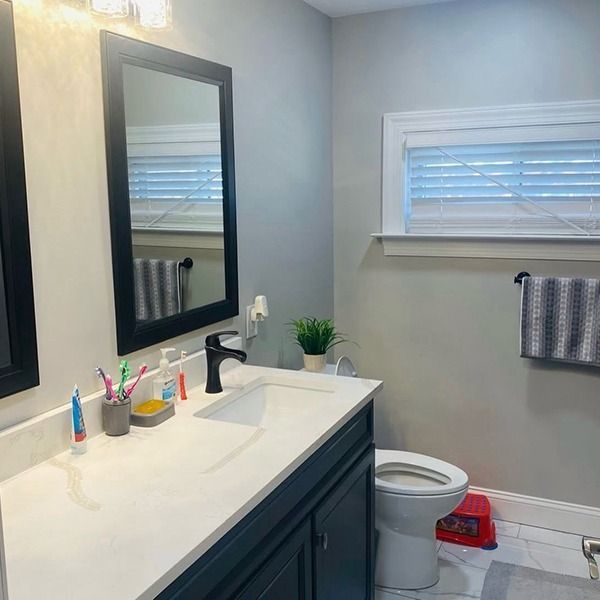 Bathroom painting - after