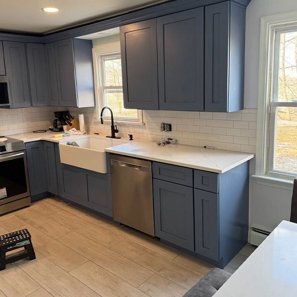 Kitchen cabinetry and painting - after