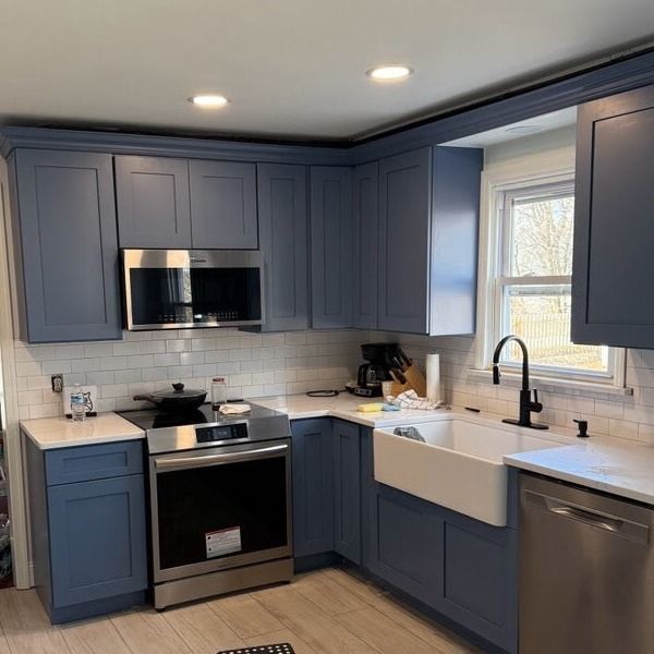 Kitchen cabinetry and painting - after