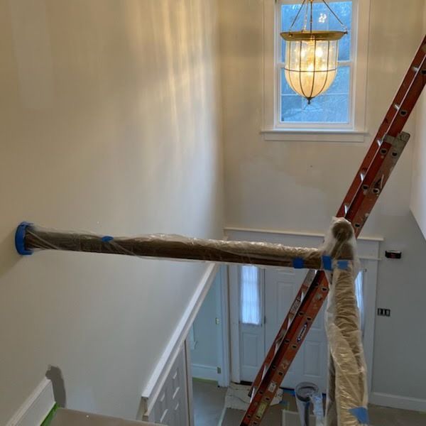 Wall painting - before